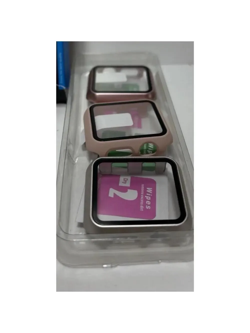 Apple Watch 38mm 3pc Face Cover Set Screen Protector Bumper Case Accessories